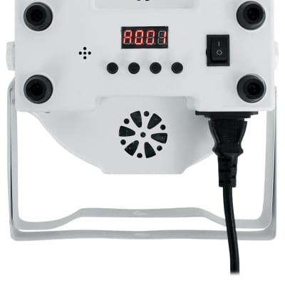 Rockville BATTERY PAR 61 White Rechargeable RGBWA+UV DMX DJ Wash Light+Remote image 6