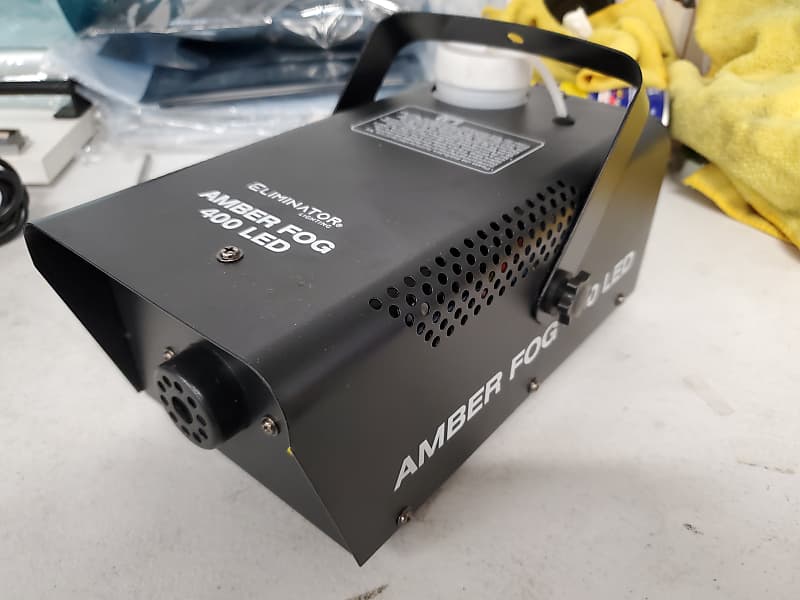 Eliminator Lighting Amber Fog 400 LED 400W Fog Machine (Not Reverb