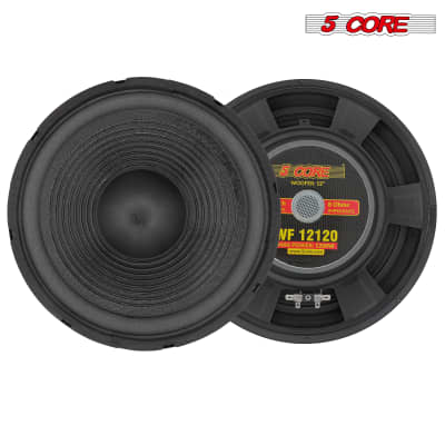 5 Core 12 Inch Subwoofer Audio Raw Replacement PA DJ Speaker Sub Woofer 120W RMS 1200W PMPO Subwoofers 8 Ohm 1.25" Copper Voice Coil WF 12120 image 7