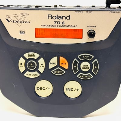 Roland TD-6 Module Brain Cables Power TD6