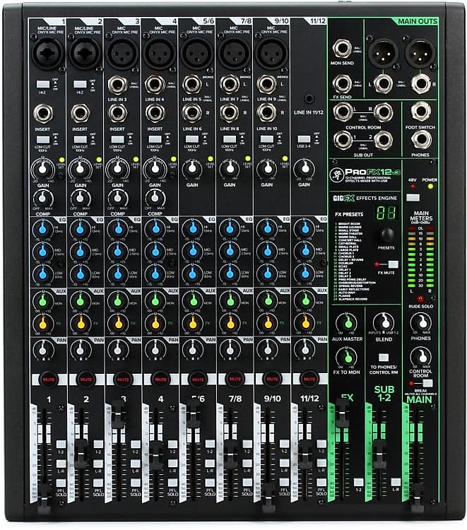 Mackie ProFX12v3 12-channel Mixer with USB and Effects image 1