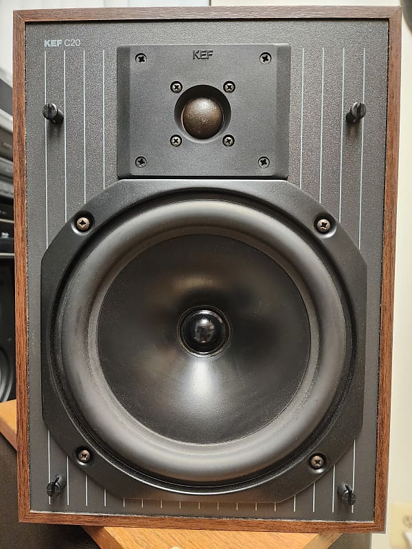 KEF C20 C Series SP3053 - Single Speaker - 100W Brown 14&quot; X 10&quot; X 8&quot;  			