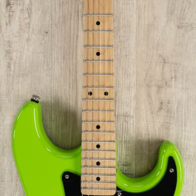 G&L USA Fullerton Deluxe Legacy HB HSS Guitar, Sublime Green, Maple Fretboard, Deluxe Gig Bag image 4