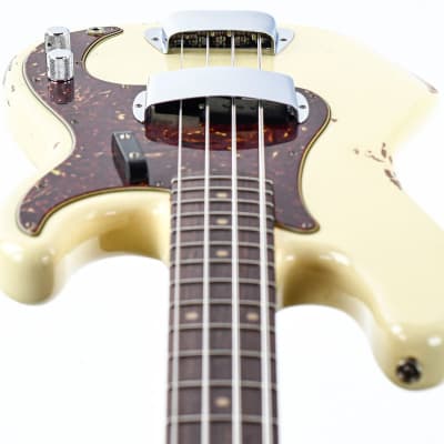 Fender Custom Shop 64 Precision Bass Relic Aged Vintage White image 12