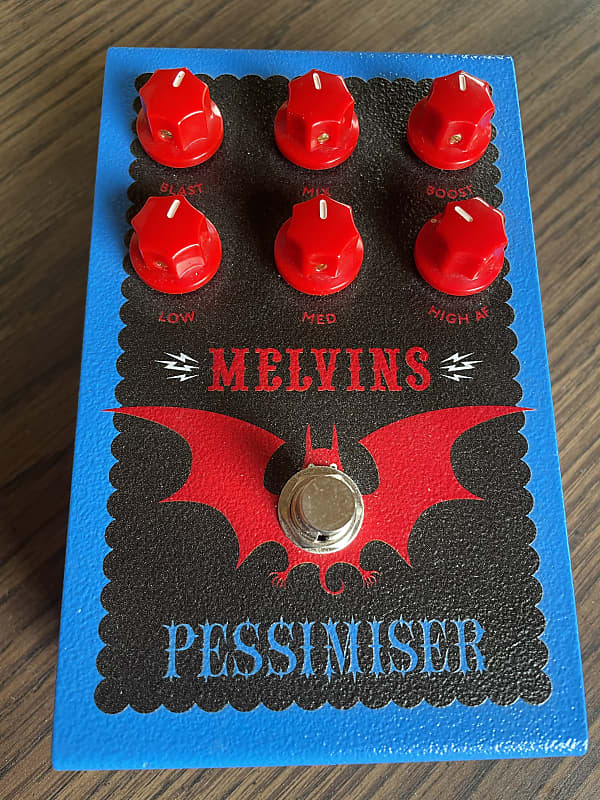 Hilbish Design Pessimiser King Buzzo Melvins FIRST EDITION (blue) #86 of  150 2018 - Blue | Reverb