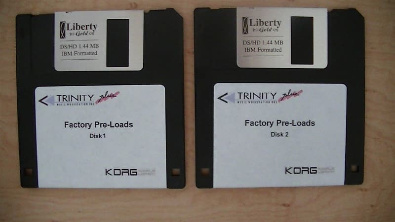 Korg Trinity, Trinity Plus & Pro Factory Pre-Load Disks image 1