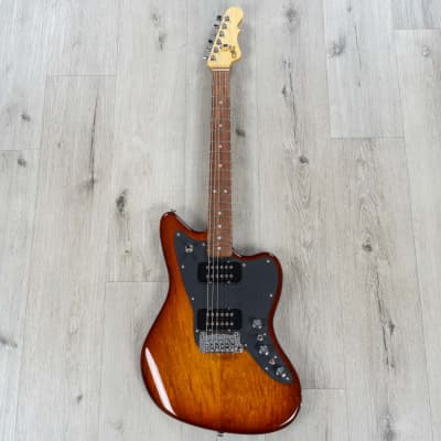 G&L Guitars CLF Research Doheny V12 Guitar, Old School Tobacco Burst, Rosewood Fretboard image 3