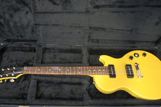 Epiphone les paul special i p90 electric hot sale guitar worn tv yellow