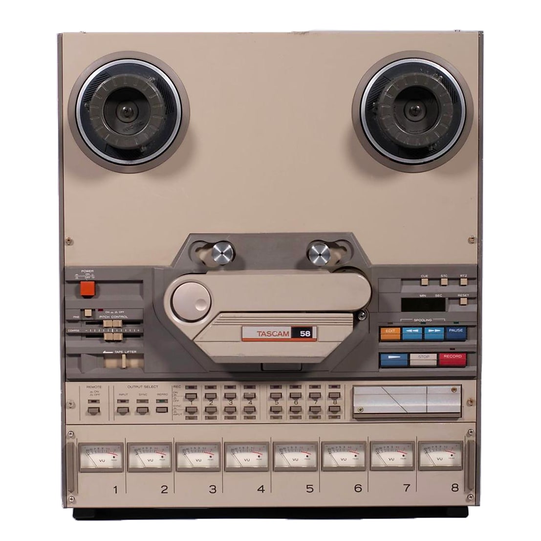 TASCAM 58 1/4 8-Track Reel to Reel Tape Recorder | Reverb