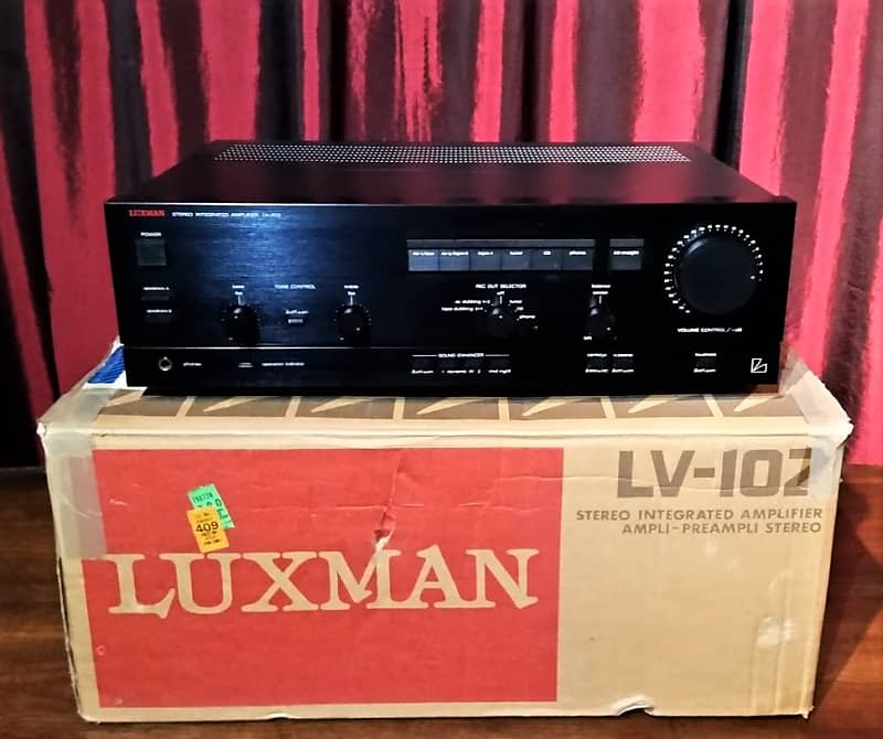 Vintage 1985 Luxman LV-102 Stereo Integrated Amplifier