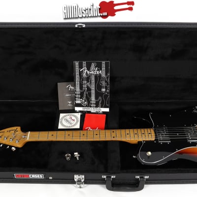 Fender Vintera 70s Telecaster Tele Deluxe 3-Tone Sunburst Electric Guitar w/ HSC image 2