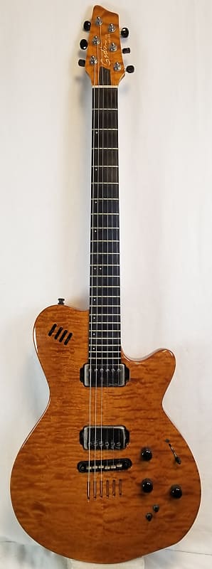 Godin LGX-SA Synth Access Electric Guitar, Quilted Maple Top