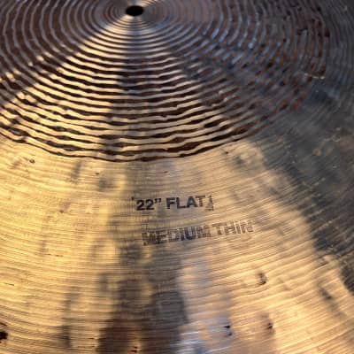 UNIQUE ZILDJIAN K CONSTANTINOPLE PROTOTYPE Hi Bell FLAT RIDE 22