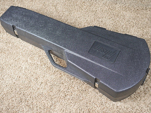 1980s Gibson Generation 3 Chainsaw Case 3 Metal Latches Black Brown