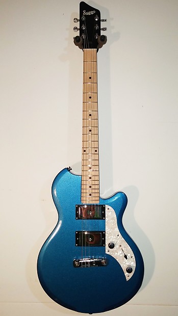 Supro USA Ozark NAMM Prototype OZ2 Electric Guitar 2014 Blue / Roadhouse USA Pickups / One of a Kind image 1