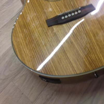 Chord N5Z-LH Zebrano Electro Acoustic Guitar image 3