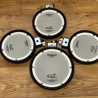 Roland V Drum Pad Lot of 4 - PDX-8 PDX-6 MINT! Dual Zone Mesh Pads | Reverb