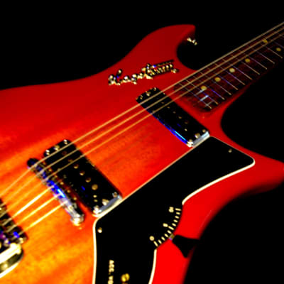 Hagstrom Impala 1965 Red Sunburst.  VINTAGE. Stylish Guitar Icon of the 1960s' s  RARE. image 20