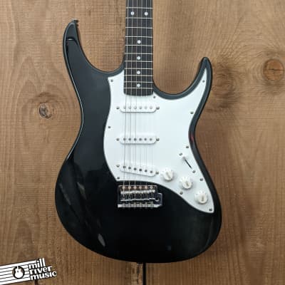 Baja Classic Stratocaster-Style Electric Guitar Black image 1
