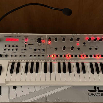 Roland JD-Xi 37-Key Analog/Digital Crossover Synthesizer 2021 - Limited Edition White