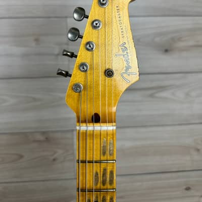 Fender Custom Shop Limited Edition 1956 Relic Stratocaster Faded Sonic Blue image 12