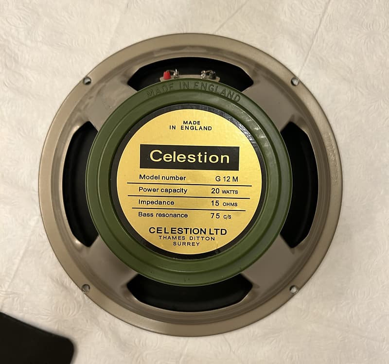 Celestion G12M Greenback – Grossmann Audio