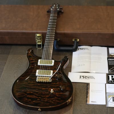 MINTY! 2013 PRS Private Stock #4198 Custom 24 Quilted Bronze Smoke Burst w/ Solid Brazilian Neck + OHSC image 1