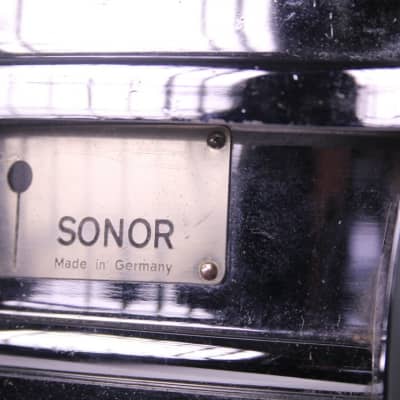 Sonor D444 Snare Drum Vintage 60s Teardrop 8Lug Heavy Ferro-Steel Mallet Germany image 2