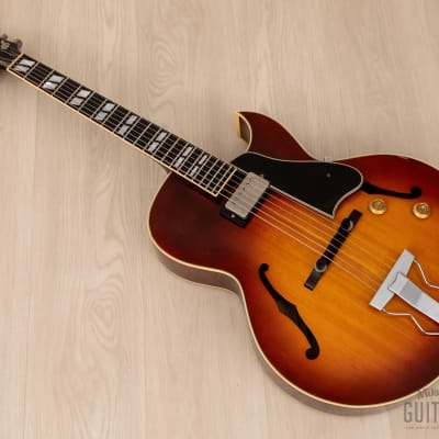 1970s T. and Joodee JP-100 Vintage Archtop L-4C-Style Shiroh Tsuji w/ Dimarzio PAF, Japan image 14