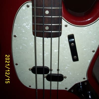 Fender Mustang Bass 1966 Dakota Red image 9