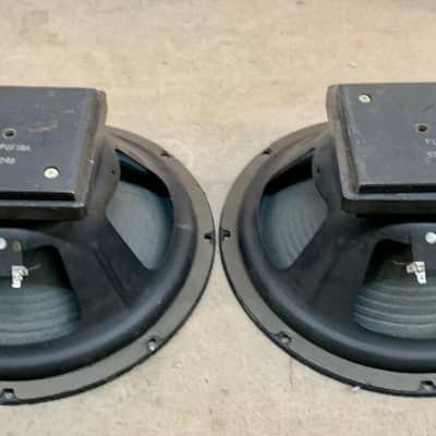 Pair of Early 1970s Eminence 12 inch-16 ohm Alnico speakers. Vox AC 30 for sale