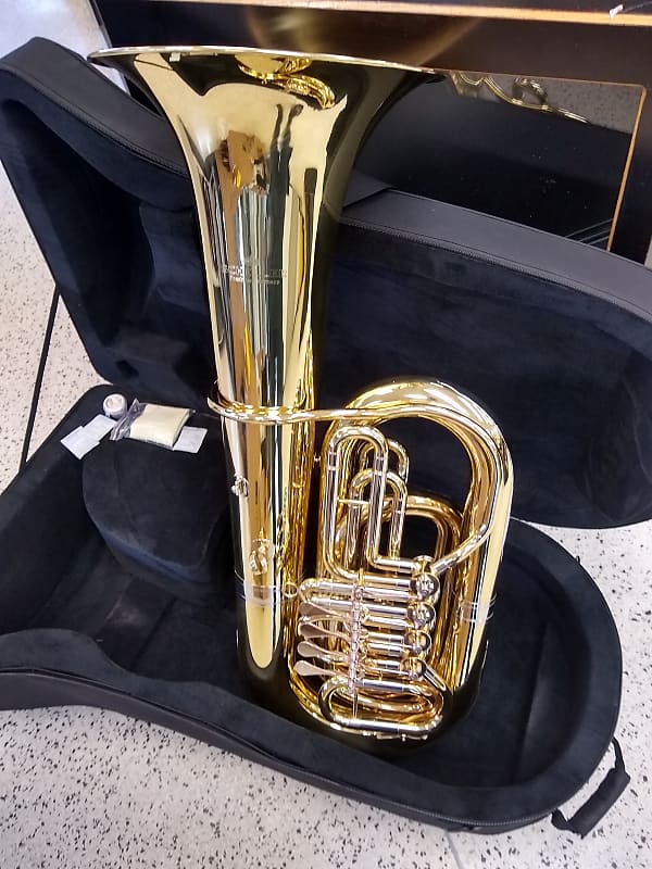 Schiller American Heritage Bb Tuba Gold Reverb