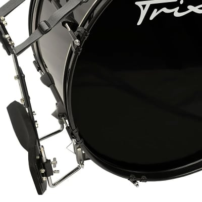 Trixon Field Series Marching Bass Drum 26x12 black image 5