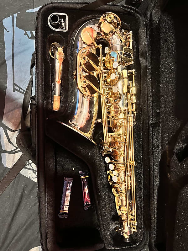Jupiter JAS110 Eb Intermediate Alto Saxophone Silver/Gold image 1