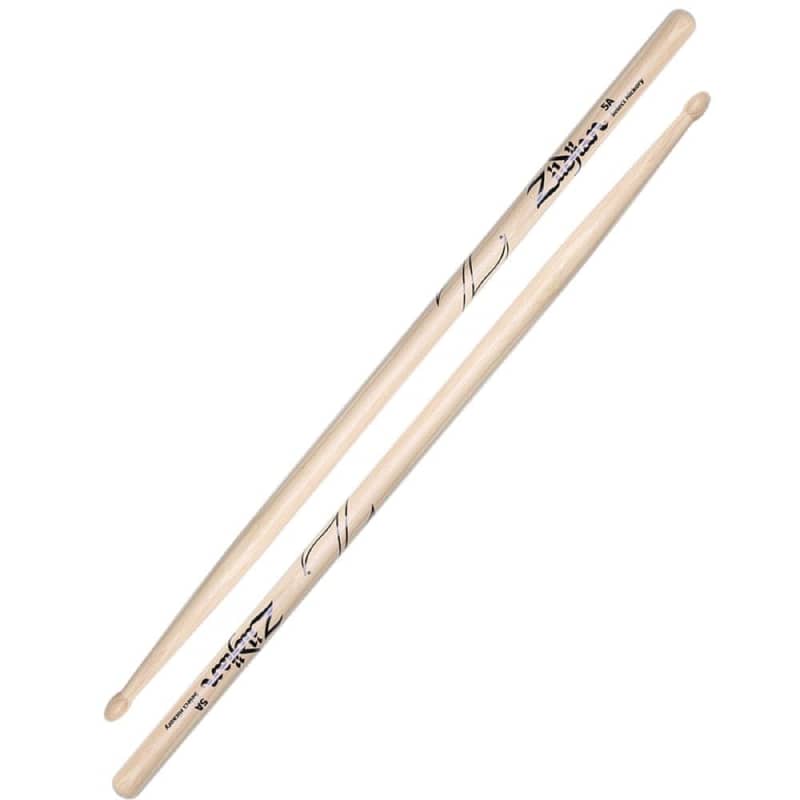 Photos - Drumsticks Zildjian 5A Wood Natural Drum Sticks new 