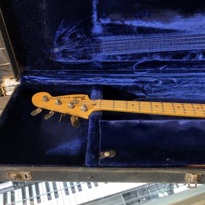 1976 Fender Mustang Bass Natural Gloss Finish Short-Scale Electric Bass Guitar with Hardshell Case image 17