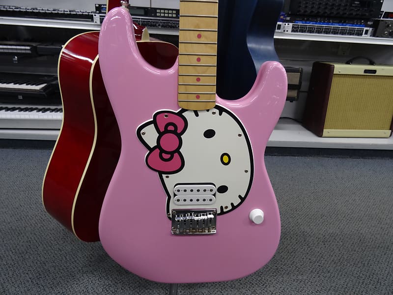 Squier Hello Kitty Stratocaster Pink - ranked #1770 in Solid Body Electric  Guitars