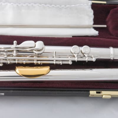 Yamaha YFL-371 Allegro Intermediate Flute *Silver Headjoint *Low-B *Split-E *Cleaned & Serviced image 9