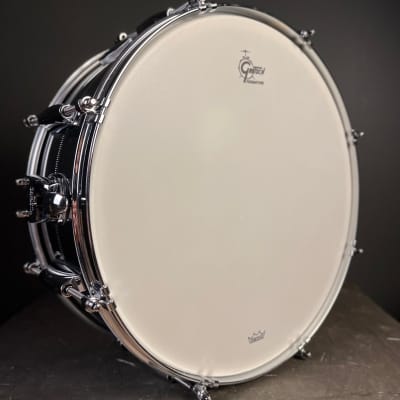 NEW Gretsch 5.5x14 Brooklyn Chrome over Steel "Retro Build" Snare Drum with Tone Control & 301 Hoops image 4