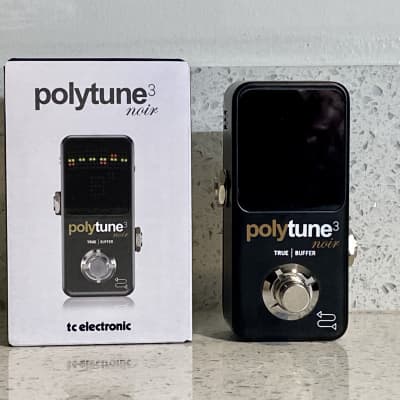 TC Electronic Polytune 3 Noir Mini Polyphonic Tuning Pedal for sale