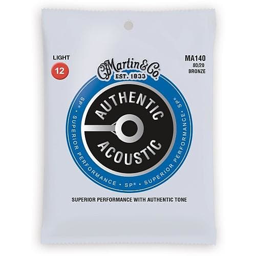 Martin Authentic Acoustic Guitar Strings - Superior Performance - Light image 1