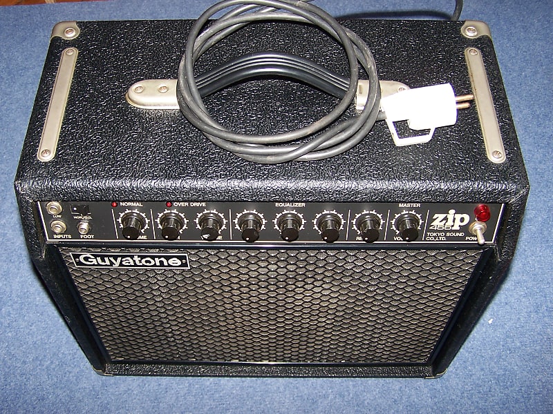 ○Guyatone グヤトーン Zip455 GA-455 ギターアンプ コンボ 2ch 40W出力(平均) 中古品 動作確認済み｜ホビー、カルチャー