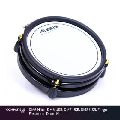 Alesis 8" Dual-Zone Drum Pad for DM6 Nitro, DM6 USB, DM7 USB, DM8 USB, Forge