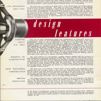 Vitavox DU120 Early 60s image 7