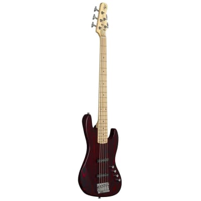 Michael Kelly Element 5OP 5-String Bass Guitar (Trans Red)(New) image 8