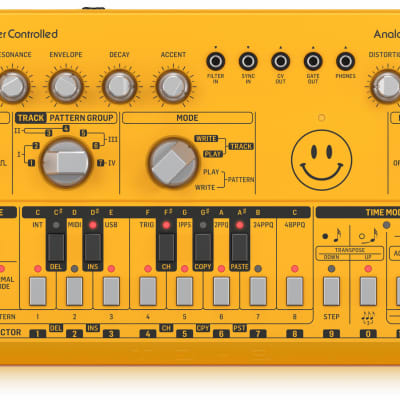 Behringer TD-3 Analog Bass Line Synthesizer (Amber)