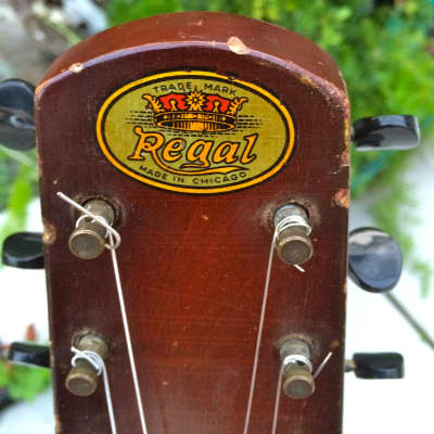 Rare Vintage USA Made Regal 1940's Lap Steel Guitar W/DeArmond Hershey Bar PU image 8