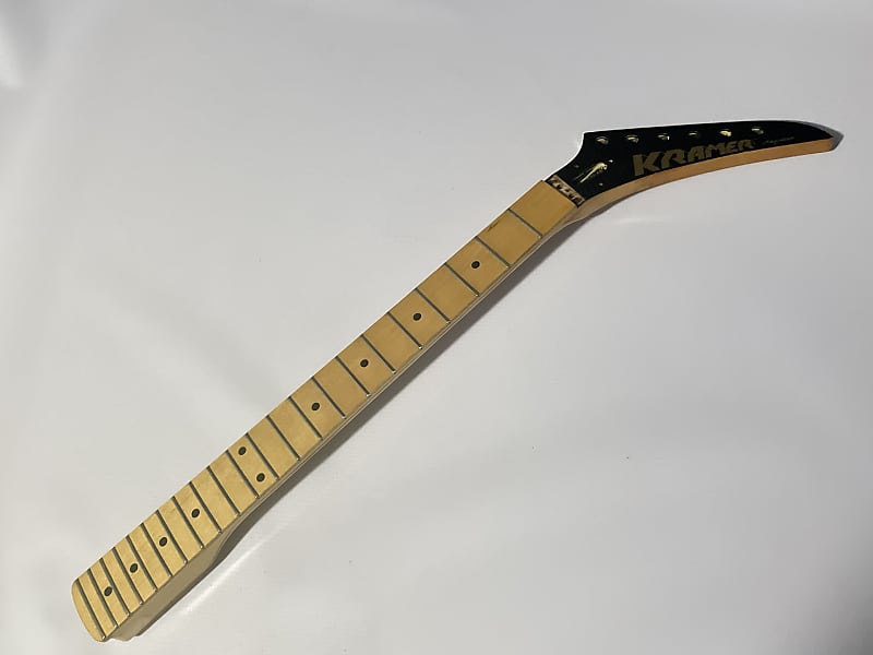 1987-88 Kramer USA Pacer American R2 Pointy Guitar Neck 22 Fret Floyd Ready  Large Log Maple FB