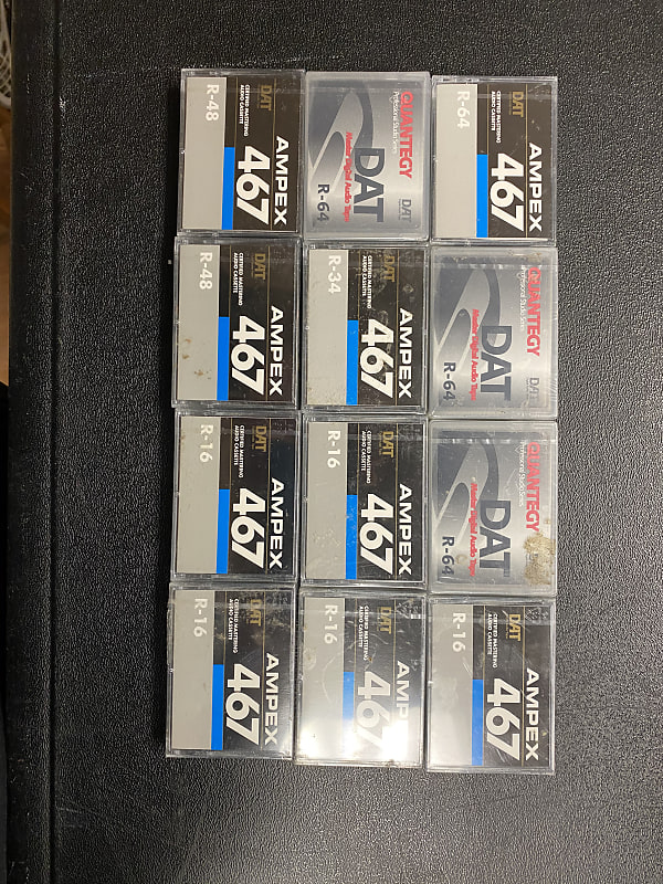Ampex DAT 467 Mastering Audio Cassette Tapes Reverb
