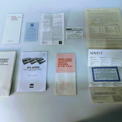 (50) Stereo Radio Amplifier Manuals NAD Teac Harman Acoustic Research Sony image 6